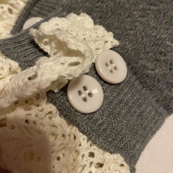 Boot Cuff SOCKS Crochet Lace Boot Topper Detail Lot of 3 Knee high gift - Picture 3 of 7